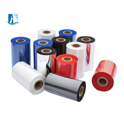 33mm*500m Wax-Based Ribbon voor Label Printer COMPATIBLE Zwart Thermal Transfer Ribbon