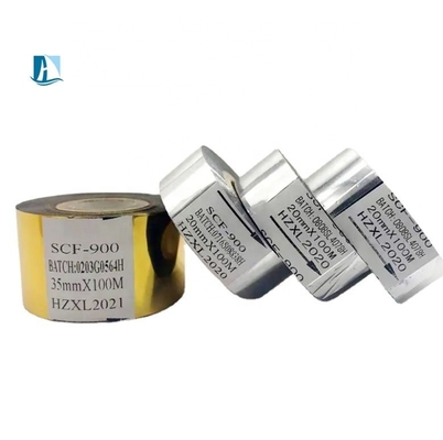 SCF-900/905/910 LC1 Warmstempfolie voor leerpapier, kunststof in meerkleurig zilver