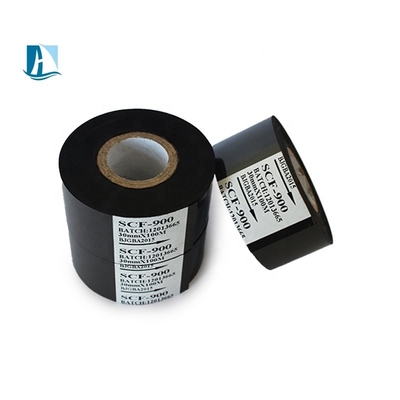 50*100m Messing Brief Printer Algemeen Zwart Warm Stempelen Folie Thermisch Transfer Ribbon