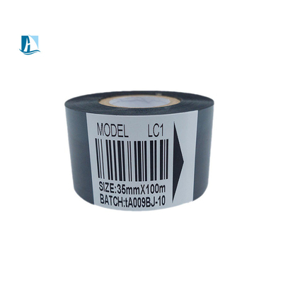 Basisbreedte 60 mm Warmtransfer Wax Ribbon voor Label Tag Barcode Printing 30*100