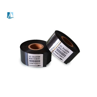 Hot Stamp Coder Ribbon voor Datum Code Printing 35mm Breedte Zwart Printer Ribbon