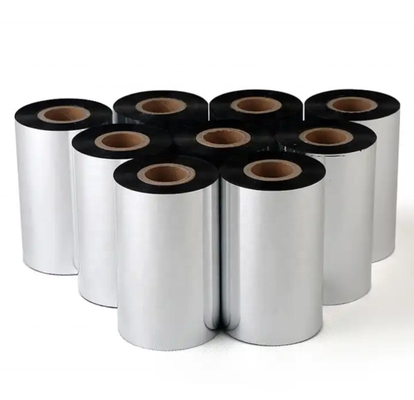12 mm breed thermisch overdrachtswaas Carbon Black Printer Ribbon geschikt voor Printer