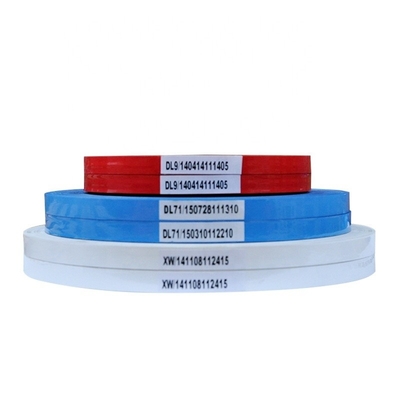 Verkoop van thermisch overdraagbaar lint voor het drukken van kabelnummers 8 mm 9 mm warmstempelband