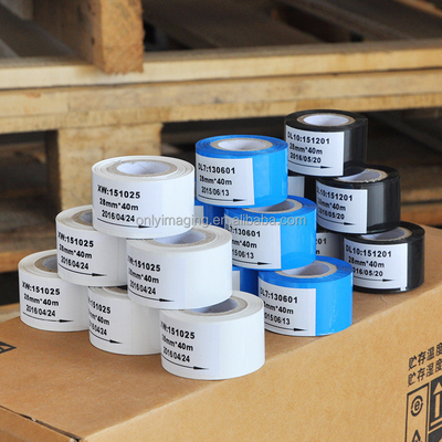 Verkoop van thermisch overdraagbaar lint voor het drukken van kabelnummers 8 mm 9 mm warmstempelband