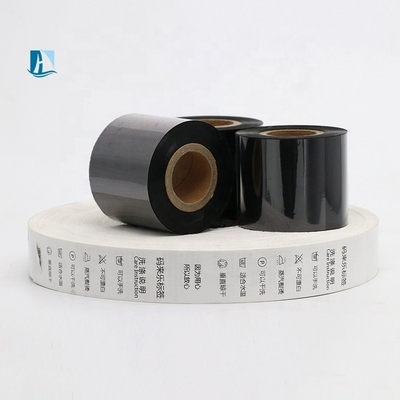 Custom Grade 110mm Thermal Transfer Resin Enhanced Wax TTR Ribbon voor Barcode Ink Out