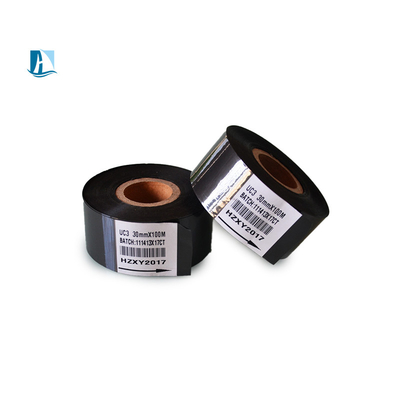 30-600/min Coderingssnelheid Warm stempelen Folie Coderingsmachine met 25 mm Zwart Kleur Ribbon