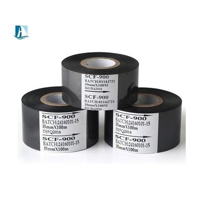 Messing briefprinter Compatibel 30mm*100m HC3 Zwart Hot Coding Foil Ribbon Date Coder