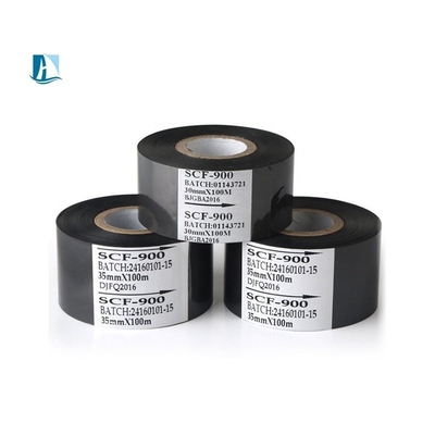 Zwartgoud zilver SCF-900 Datum codering lint 30mmx100m voor datum batch nummer drukken