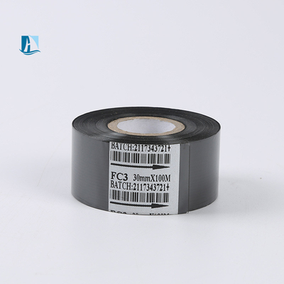 30mm * 100M Zwart lint voor HP241B HP241 Datum printer Messing brief printer Compatibel