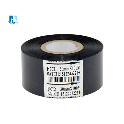 Goud PET warmstempelfolie voor LC1 Zwart 40mm*100m h200fr warmstempelfolie stampmachine