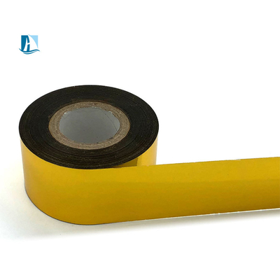 Goud PET warmstempelfolie voor LC1 Zwart 40mm*100m h200fr warmstempelfolie stampmachine