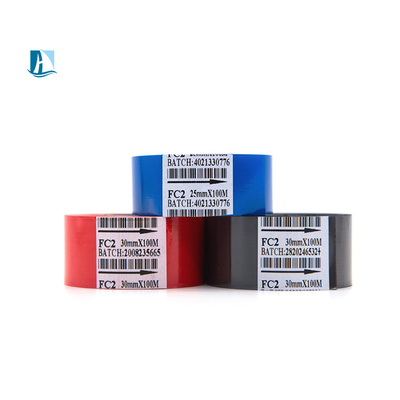 Uitstekende witte regenboog warm stempel lint rol voor label printing 30 * 100 A graad