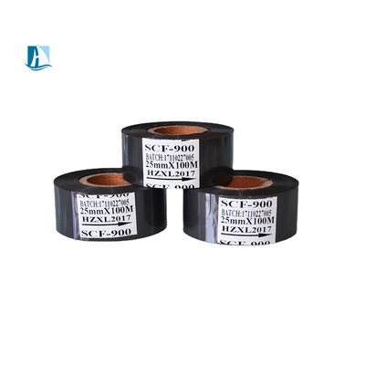 Voedselabelprinter Toepasselijk Zwart Warm Stamp Folie Scf900 Thermal Transfer Ribbon