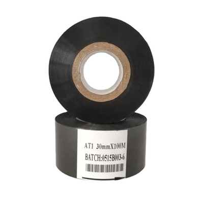 30 mm * 100 m LC1 Zwart thermisch overdraagbare inktband voor printer Datum Batch Plastic Material
