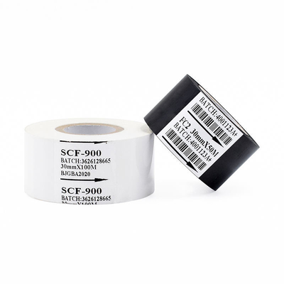 Hot Stamping Foil Ribbon Zwart 30*100m 12mm Breed Printer Ribbon voor codering