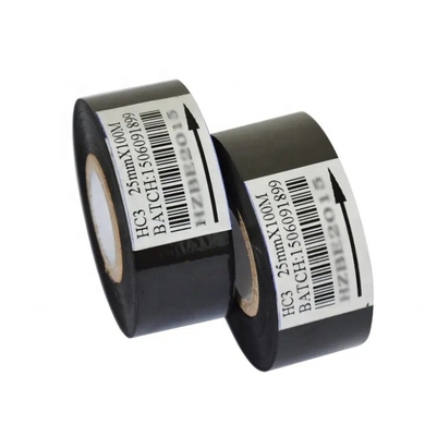 30*100m Zwart Kleur Hot Stamp Ribbon voor Code Printer Toepasselijke apparatuur Schrijfmachine