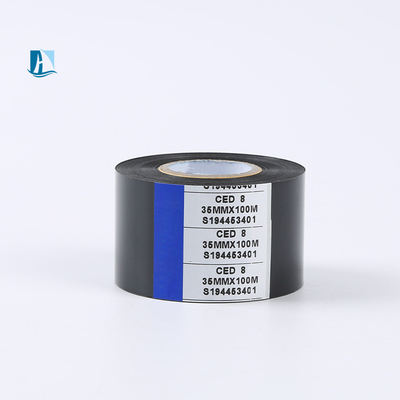 Zwart warm stempen folie code machine print lint 25mm 30mm 100m voor aanpassing