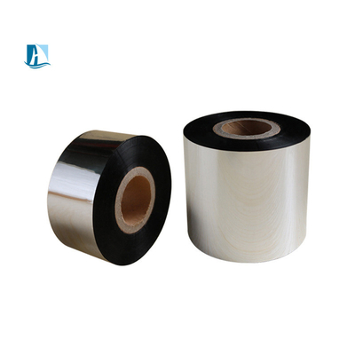 Zwart label washars thermisch transfer lint Temperatuur 100C-160C voor het afdrukken van etiketten