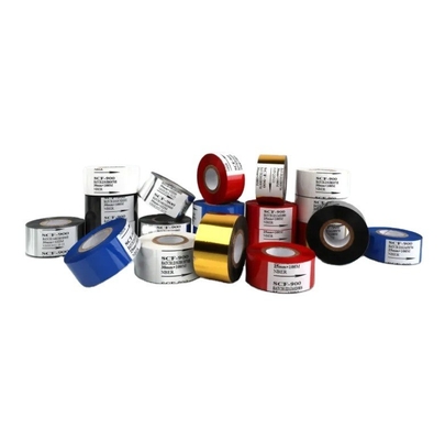 Bronsbriefprinter Gebruikt rond handschrift Wax lint Kleurfolie PET-etiketdruk