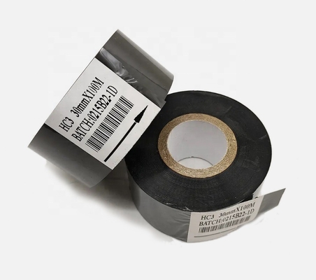 Resin Wax Printer Ribbon voor warm stempen temperatuur 100C-160C 55*100m/122m gemaakt