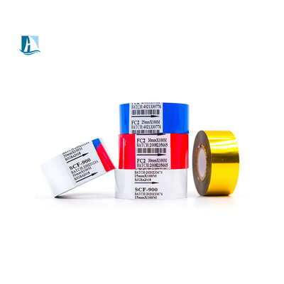 SCF900 Printer Ink Hot Stamp Ribbons for Brass Letter Printer Zwart/Rood/Groen/Blauw/Goud