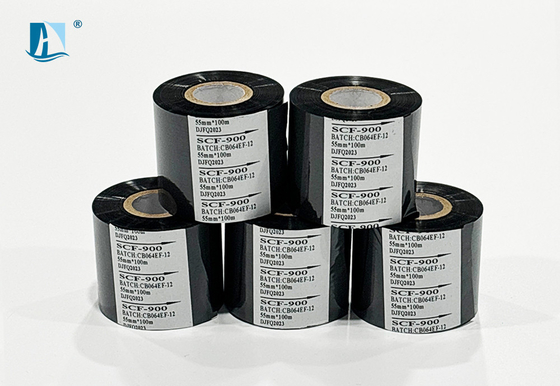 SCF900/LC1/FC3 25mm 100m warm stempende inkt lint Goud/Zilver/Geel/Zwart voor labelprinter