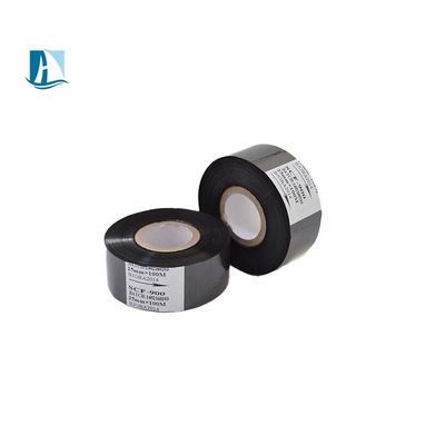 30 mm*100 m PET-film Zwarte warmstempelfolie voor SCF900 SCF910 Productiedatum