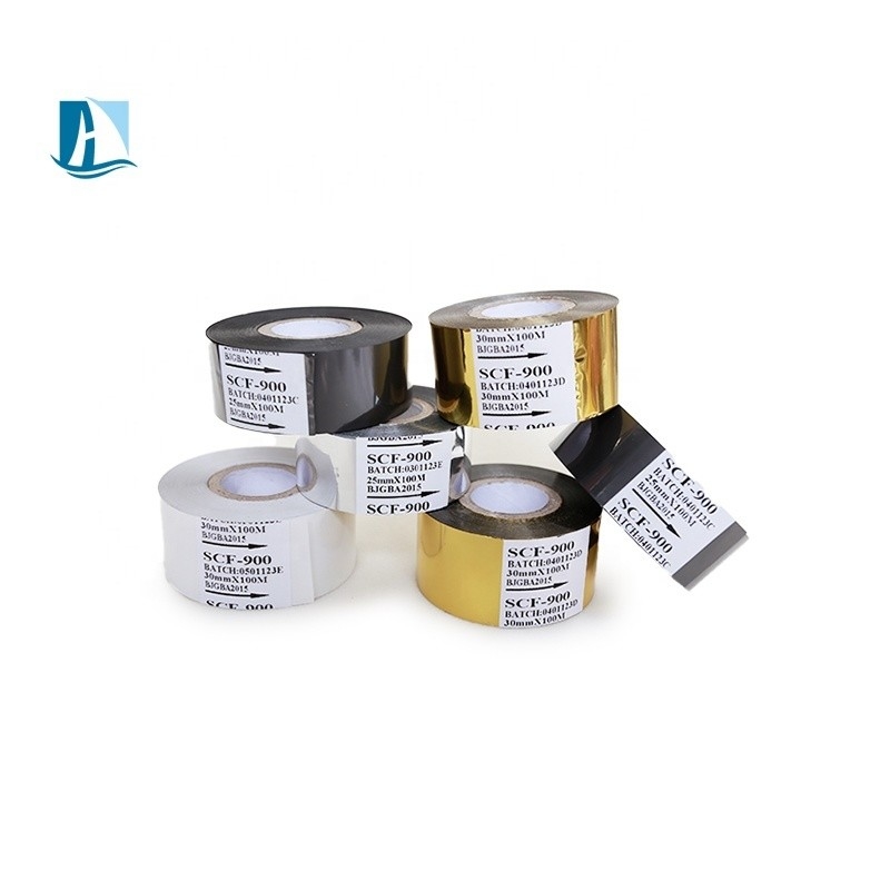 Hot Stamping Machine Folie in aangepaste Multi Color Gold voor Label Printer Ribbon