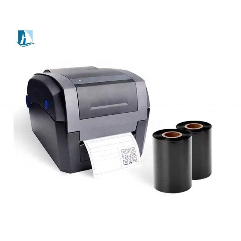 Grade Wax Harz Barcode TTR Ink Labels Printer Ribbon 55mm*450m voor thermische overdracht