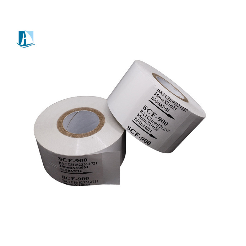 Goud PET warmstempelfolie voor LC1 Zwart 40mm*100m h200fr warmstempelfolie stampmachine
