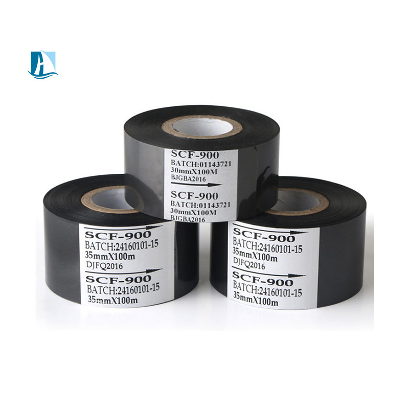 12 mm printer lint normaal compatibel zwart warm stempel lint label 35 * 100m Voordeel