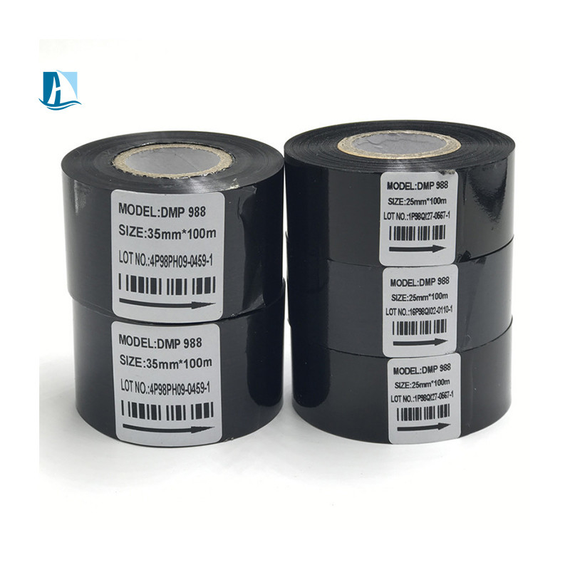 HP241B Hot Stamping Foil Ribbon voor 30*100m Black Batch en Expiry Date Stamp Machine
