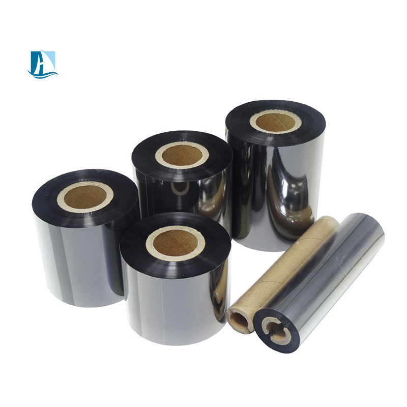 2024 Printer Wax Resin Ribbon Label Zilveren Thermisch Ribbon Compatibel met Temperatuur 100C-160C