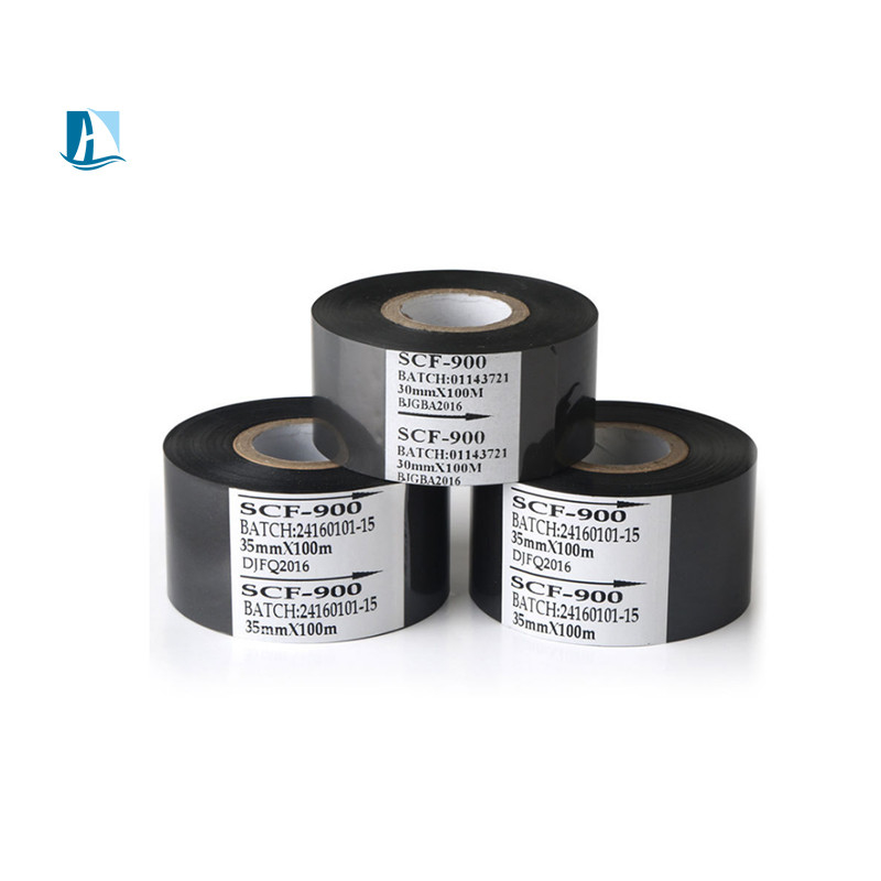 30mm*100m Printer Ribbon voor Vervaldatum Print op Printer Label SCF-900 Hot Stamp