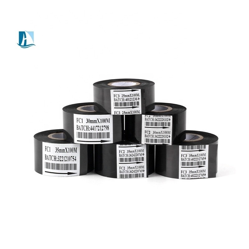 Barcode Ribbon Color Hot Stamping Foil Series 30*100 Druk met Messing Letter Printer