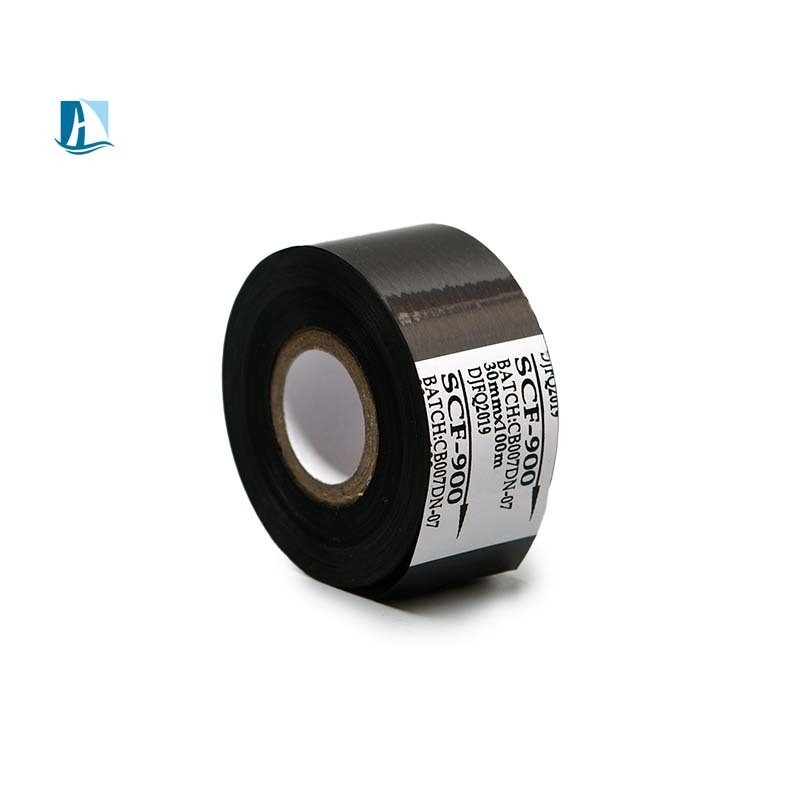 25 mm zwart lint thermisch lint voor warm stempelen folie drukmateriaal melkpakket